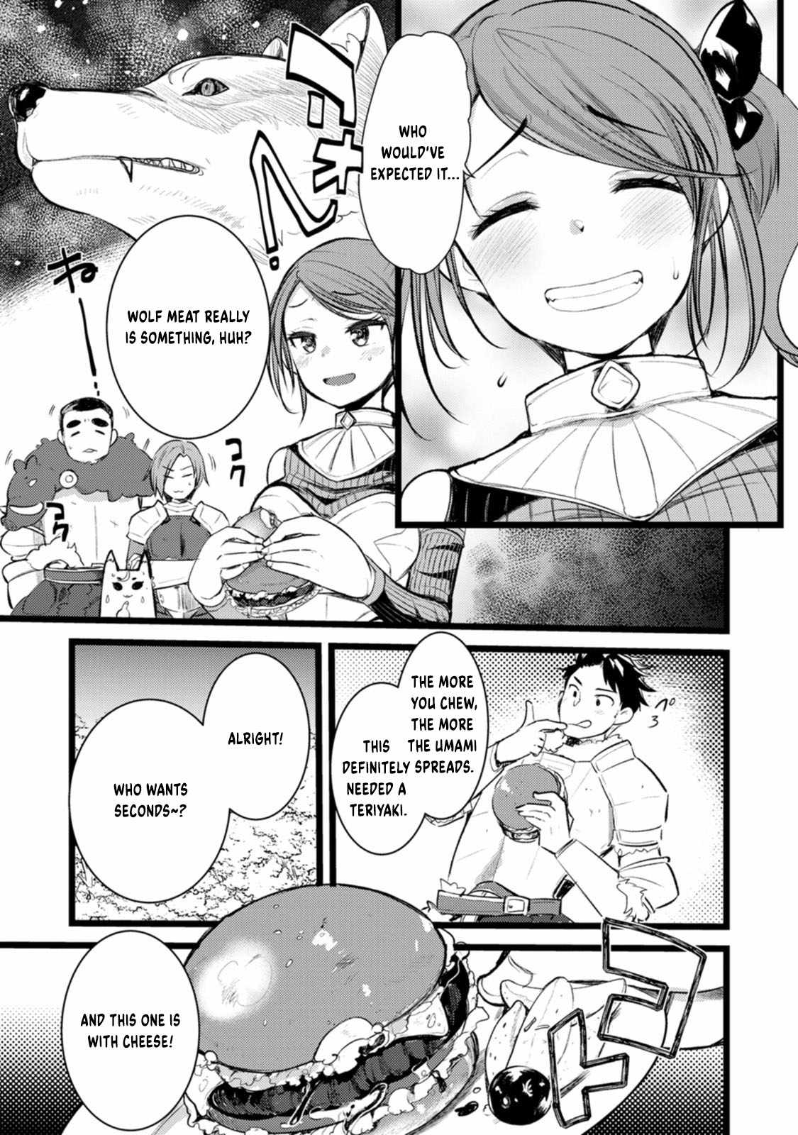 Yuusha ni Narenakatta Sanbaka Trio wa, Kyou mo Otoko Meshi wo Koshiraeru. Chapter 1 12